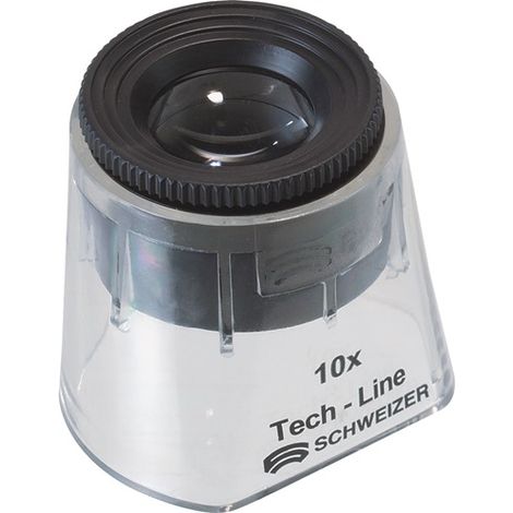 Standlupe Tech-Line Vergr. 10x Fix Linsen-D.30mm Schweizer 09410 (1/3)