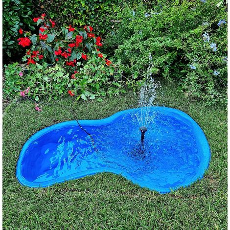 Laghetto Bracciano azzurro 136x100 cm, profondità 34 cm, 220 l (1/3)