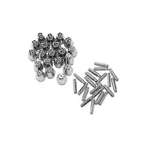 Kit de découpe plasma SG55 (40 pièces) : consommables AG60 pour torche de découpe plasma, électrode de pointe SG55, buse 60 A -60. (1/5)