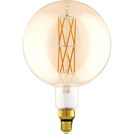 Lampe LED E27 dimmable très grande taille, ampoule ambrée Big Size (1/5)