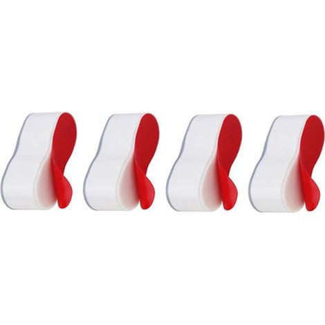 Ensemble de protection pour siège de toilette - 4,5 x 1,8 x 2 cm - Blanc - Matériau ABS/TPE - Fermeture douce et silencieuse - Remplaçable - Avec butée (1/5)