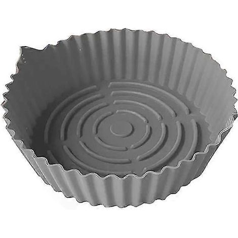 8,6-Zoll-Friteusen-Silikontopf, Silikon-Friteuseneinlagen, Ofenzubehör, hitzebeständig, wiederverwendbare Fritteusen L (1/5)