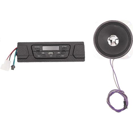 Lecteur radio FM pour tricycle, lecteur MP3 Bluetooth, décodeur MP3, lecteur sans perte pour camion et engin de chantier kns (1/5)