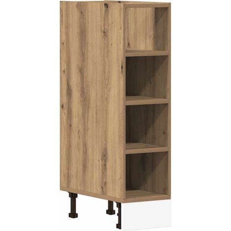 Maison Exclusive - Armadio Inferiore “Riga” Rovere Artigianale 20x44,5x81,5 cm