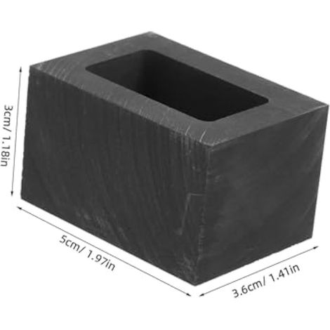 Moule à lingot en graphite pour moulage de métaux en laiton et alliage de zinc (1/5)