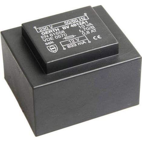 Gerth PT482401 Trasformatore per PCB 1 x 230 V 1 x 24 V/AC 10 VA 416 mA (1/3)
