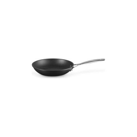Le Creuset Poêle à frire basse de aluminium antiadhésif, diamètre 28 cm, pour toutes les las sources de chaleur, y compris l'induction, Anthracite/Argent, 51112280010002 (1/3)