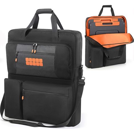 Étui de transport compatible avec SolarSaga 100 W 200 W panneau solaire portable bifacial, sac de rangement de voyage pour 2 panneaux de batterie avec poches pour câble de charge (1/5)