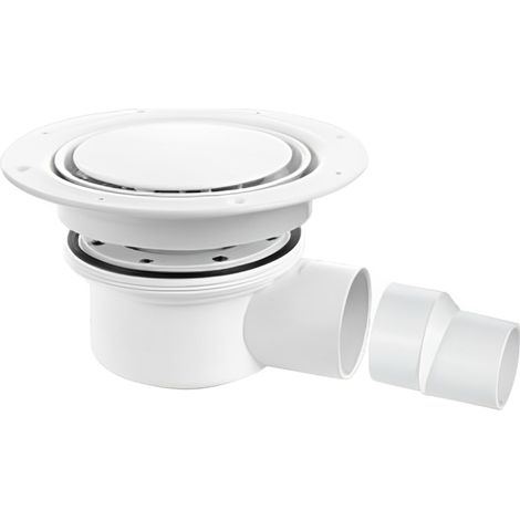 AKW Standard TSG52 Water Seal Gully Gravity Shower Waste 50mm - White