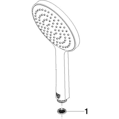 Dornbracht 28027979-080010 Douchette de main SERIENNEUTRAL 28027979 (1/2)