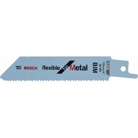 Bosch  5x  Hoja  de  sierra  de  sable  S  522  BF  Flexible  for  Metal  -  2608656011