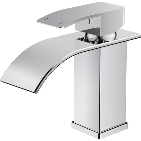 Waschtischarmatur Einhandmischer Auslaufhöhe 80mm Polierter Chrom (1/5)