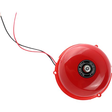 Sonnette électrique de 4 pouces en métal pour la commande d'incendie, type gâche interne, 100 dB (12 V CC) (1/5)