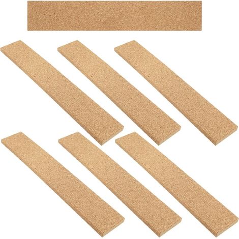 Lot de 7 bandes adhésives en liège marron pour tableau blanc, prendre (1/5)