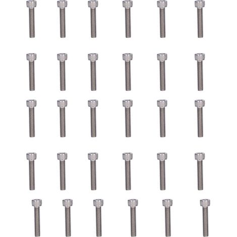 30Pcs Vis CHC inox M6x30 (1/5)