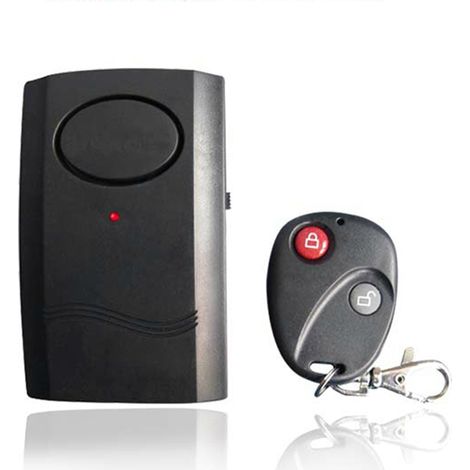 Alarme sans fil à vibration 120dB, télécommande antivol pour maison, moto, voiture, porte, fenêtre, sécurité domestique (1/5)