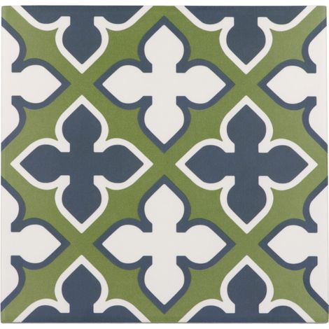 Aelle - Carrelage sol / mur effet ciment à motif 20x20 cm RIVOLI - GIGI - Vendu par boîte de 1 m² (1/3)
