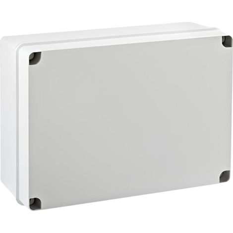 IDE – Boîte de dérivation étanche IP67 – Dimensions 239x328x129mm – Résistante aux UV et aux impacts IK07 – Pour installations extérieures