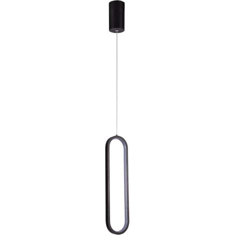 V-TAC 13W LED Araña Colgante Negro 1070153cm 3000K