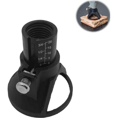 SJLERST Perceuse Dédié Positionneur Perceuse Localisateur Localisateur de Fixation Localisée Corne pour Outils Rotatifs Dremel Sculpture Meulage Polissage (1/5)