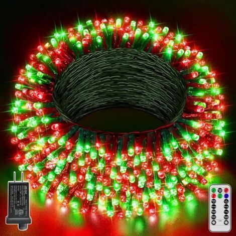 Guirlande lumineuse LED, décorations de Noël, alimentation USB, 3 mètres - motifs sapin de Noël, flocon de neige et rennes.