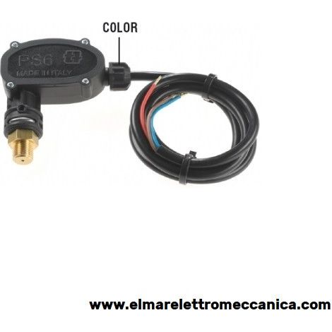 Mecline PS 6 1/4" M intervento 45 BAR Pressostato alta pressione idropulitrice