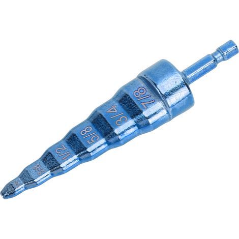 Extenseur de tuyau d'outil de balancement en cuivre 6 en 1 avec boucle de support de foret pour 1/4 3/8 1/2 5/8 3/4 7/8 Tube HVAC AC réparation bleu (1/5)