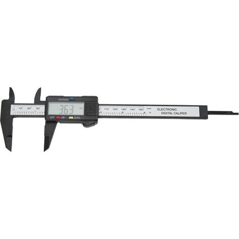 Étrier numérique électronique 0-150mm en fibre de carbone avec écran LCD (1/5)