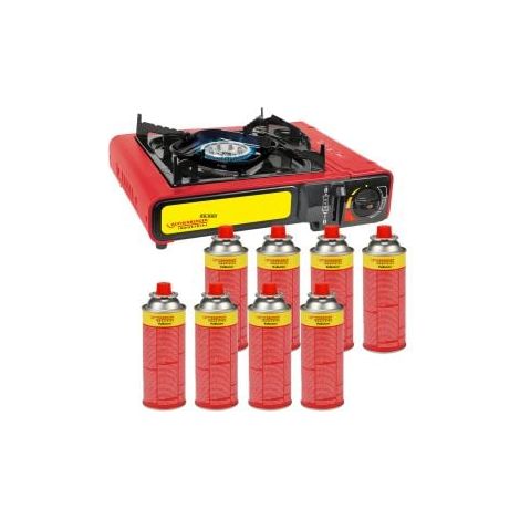 ROTHENBERGER Industrial Campingkocher Gourmet Piezo RS 220 inkl. 8x RoButan 220gr. - 1500004215