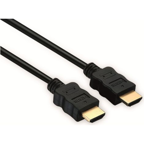 S-IMPULS HDMI-Kabel, Highspeed with ETHERNET, 1 m