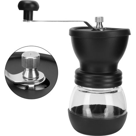 Handkurbel-Kaffeemühle, manuelle Mini-Kaffeebohnenmühle, Haushaltsküchengerät (1/5)