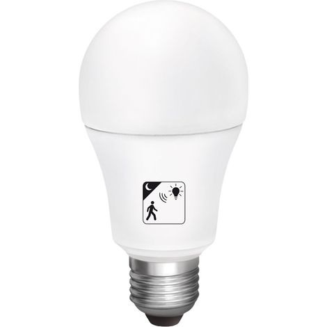 Matel Dämmerungs- und Bewegungs-LED-Glühbirne E27 10 W neutral