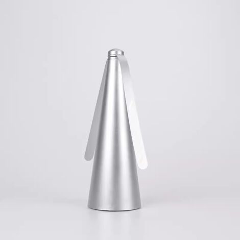 Ventilateur Anti-Mouche, Répulsif à Pales Extérieur & Intérieur pour Eloigner Les Mouches de la Table, Répellante Moustique Fan(argent) (1/2)