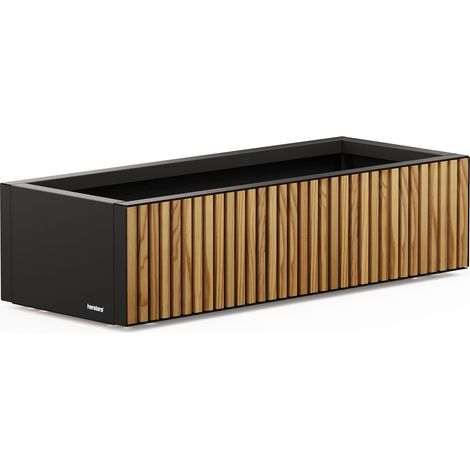 Herstera Garden Pflanzkübel Deco Planter Xic Wood M, 100 x 40 x 25 cm (L x B x H) (1/5)