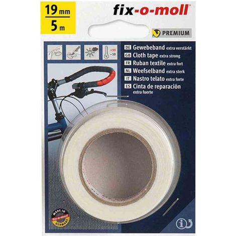 Fix-o-moll Adhésif Tissé5mx19mmblanc - Fix-o-moll