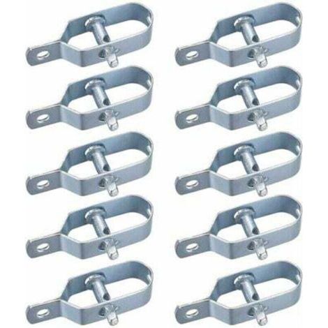 Enowelir Kit de 10 Tendeurs pour Grillage et Clôture Barbelé avec Connecteurs pour Fil de Tension (1/4)