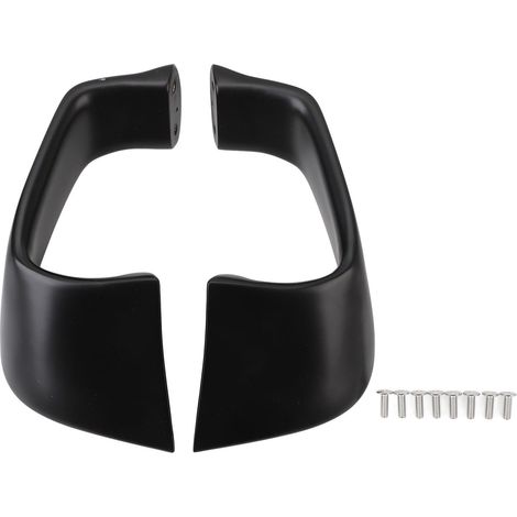Kit di carene aerodinamiche per moto, alettone fisso, 2 pezzi, decorazione laterale per YZF R1 R6, nero opaco.