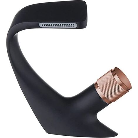Knurled Handle Bathroom Waterfall Hot and Cold Mixer Tap Matte Brass/Chrome Sink Faucet,Pink Black (1/5)