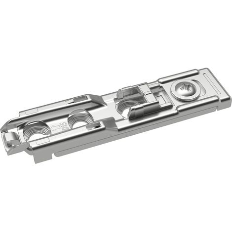 Linear-Montageplatte mit Direkt-HV vernickelt zum Anschrauben, Dist. 3,0 mm (1/5)