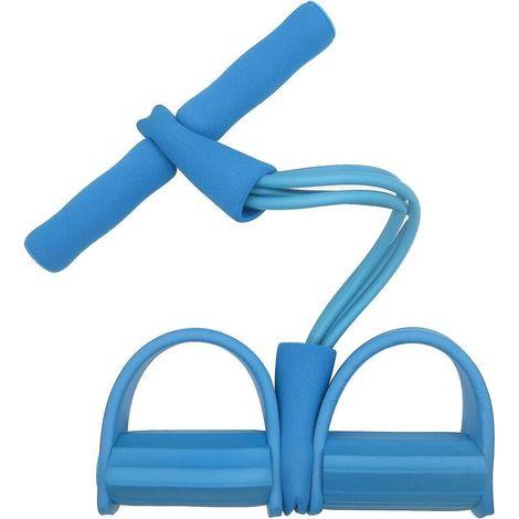 Entraîneur abdominal, appareil de fitness, entraînement physique, vélo d'exercice, entraîneur musculaire, rameur, plastique, 52 x 28 cm (violet).