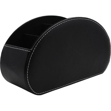 Boîte Rangement Bureau - 1 pièce, Boîte Rangement Bureau Cuir Multifonction - Pour Papeterie/Téléphone (1/5)