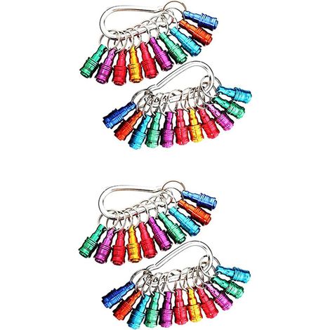42 Pièces 1/4 Pouce Tige Hexagonale Porte-Clés Barre D'Extension Tournevis Porte-Embouts Douille Adaptateur Foret Changement Porte-Embout (1/5)