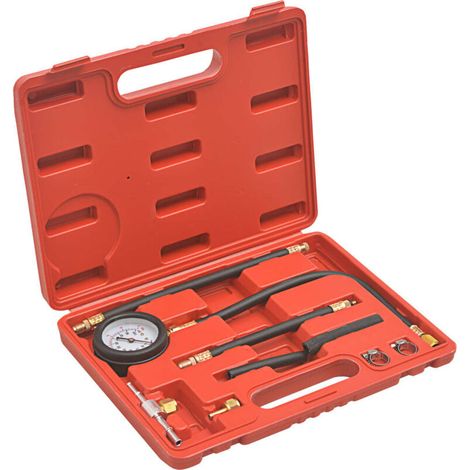 [JAMAIS UTILISÉ]Kit de testeur de pression diesel essence Outils à main (1/4)