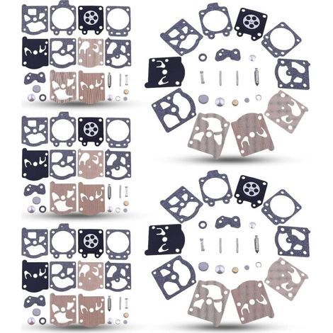 Lot de 5 Kits de Réparation de Diaphragme de Carburateur pour Stihl FS36 FS40 FS44 FS72 FS74 FS75 FS76 FS80 FS81 FS85 FS86 Tondeuse (1/5)