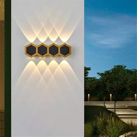 Applique Extérieure étanche Balcon Led Lampe Extérieure Escalier Allée Créative Cour Jardin Porte Super Lumineux Applique Murale Externe (watts, 8) (1/5)
