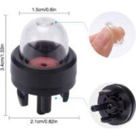 Lot de 4 Poires d'Amorçage - Carburateur - Compatible avec Stihl MS210 MS211 MS192T FS36 FS40 FS44 - 15 x 10 x 10 cm - Plastique