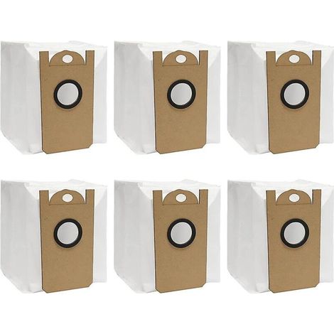 Pack of 6 replacement bags for Amarey A90+ robot vacuum cleaner with automatic emptying - AquaForge (1/5)