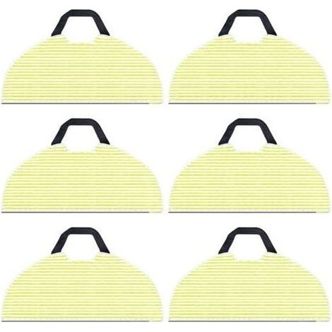 Lot de 6 chiffons de nettoyage de rechange pour aspirateur robot Shark RV2610WA AV2610WA AI Ultra 2 en 1, chiffon de nettoyage en microfibre Shark AI Ultra (1/5)