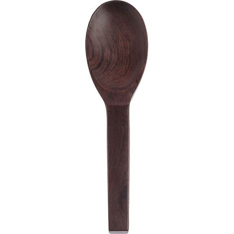 Cuillère de Service en Bois de Rose Naturel - 22.5cm - Finition Artisanale - Accessoire de Cuisine Éthique et Durable - Style Ethnique et Authentique (1/3)