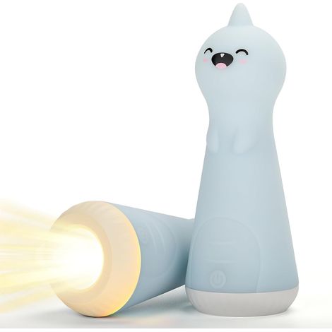 RHG Lampe de poche pour enfants avec fonction veilleuse, veilleuse LED rechargeable à intensité variable (1/3)